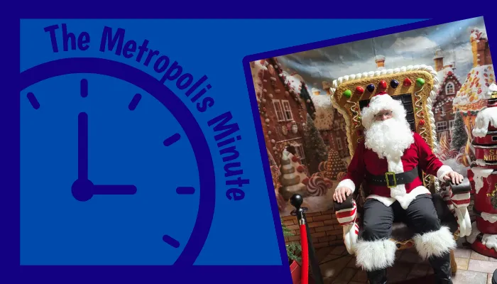 Metropolis Minute featuring Santa Claus at Action City in Eau Claire, WI.