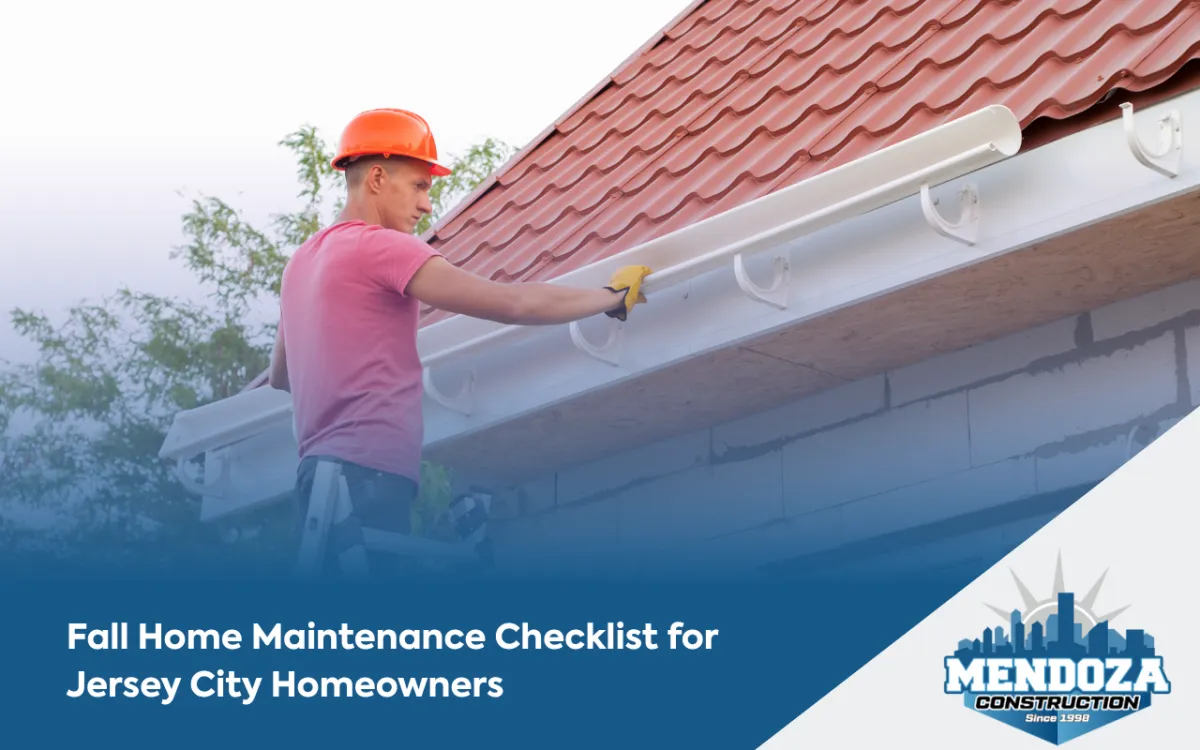 Gutters cleaning included in fall home maintenance checklist Jersey City