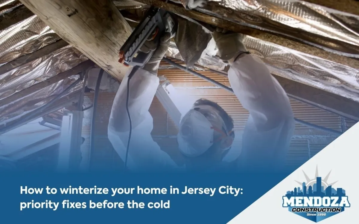 Roof inspection before winterize your home Jersey City