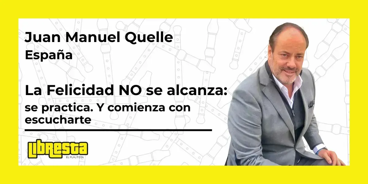 Juan Manuel Quelle, escritor y coach internacional, hablando sobre propósito de vida, felicidad y crecimiento personal.