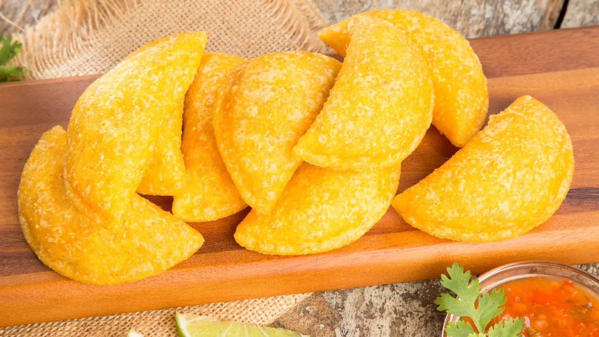 Gourmet beef and cheese Belizean Empanadas Arleta CA