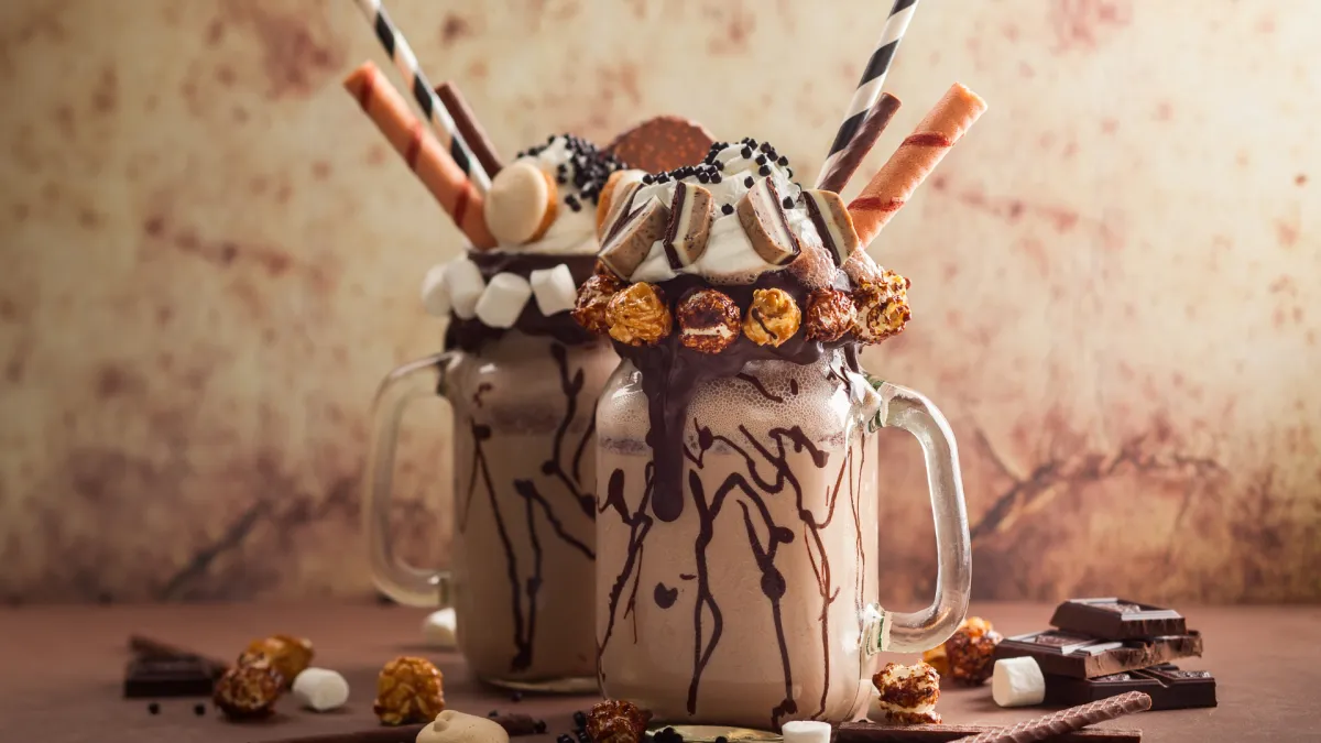 M&M Twix and Snickers milkshakes Arleta CA