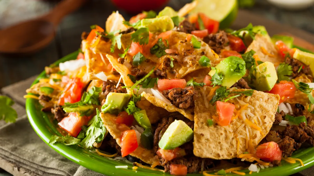 Loaded nachos with cheese and chili Arleta CA