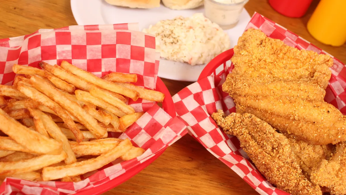 Crispy catfish and fries Arleta CA