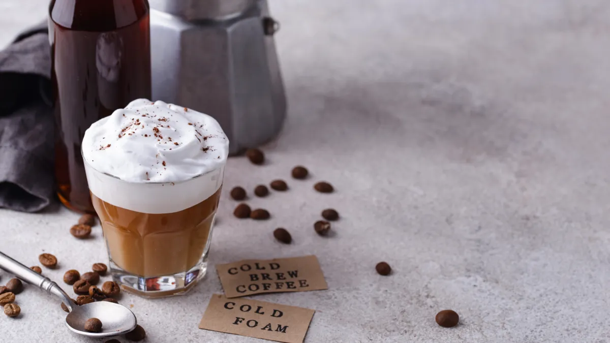 Cold brew coffee with sweet cream Pacoima CA