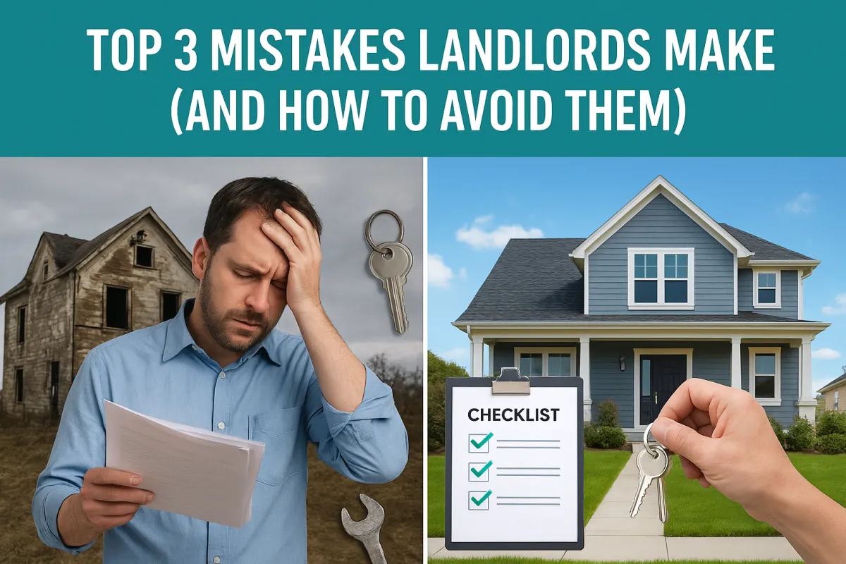 Top 3 Mistakes Landlords Make