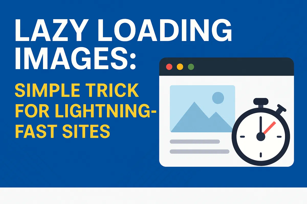 Lazy Loading Images: Simple Trick for Lightning-Fast Sites
