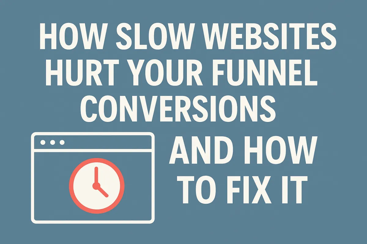 How Slow Websites Hurt Your Funnel Conversions (and How to Fix It)