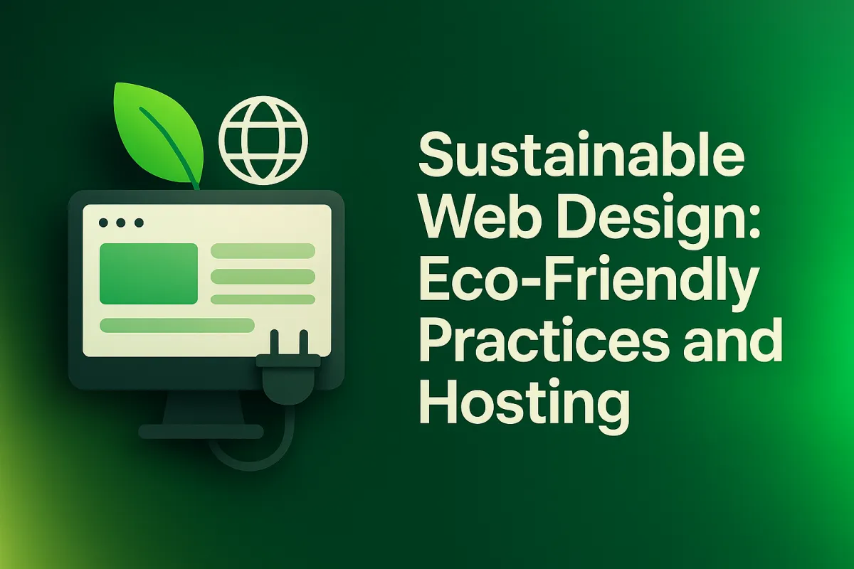 Sustainable web design: eco‑friendly practices and hosting