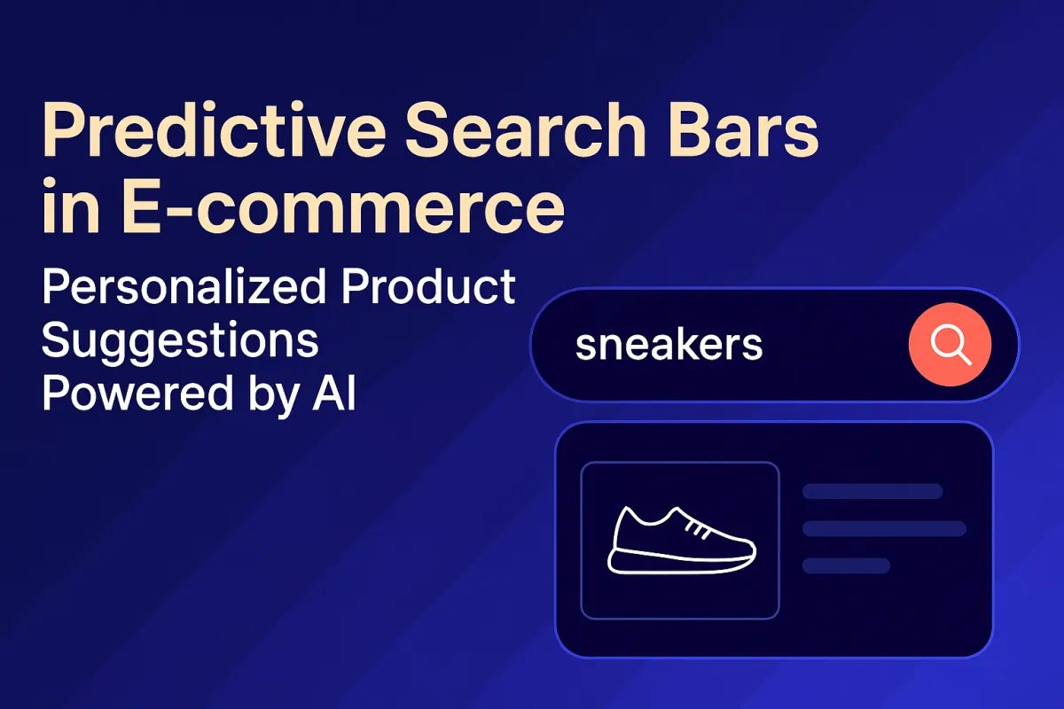 Predictive search bars that suggest products as users type (AI helps gather audience insights for personalized experiences)