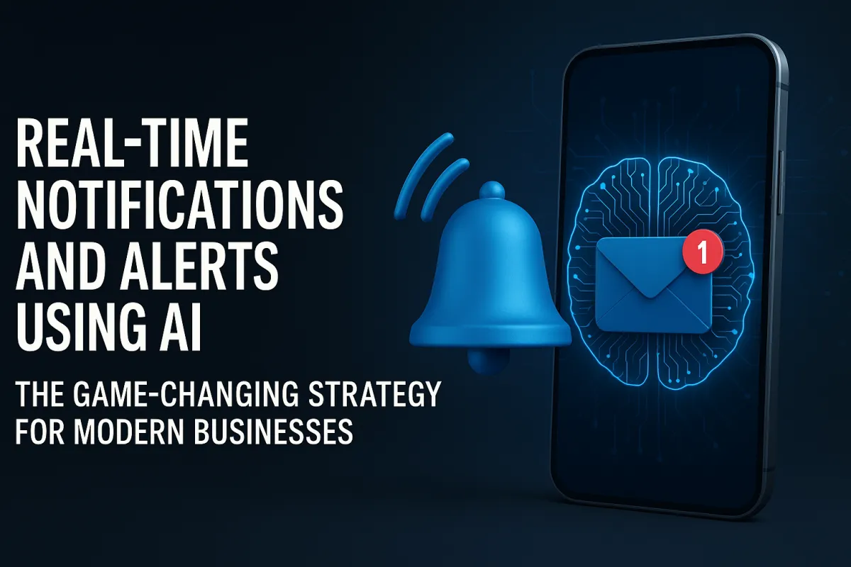 Real‑time notifications and alerts using AI