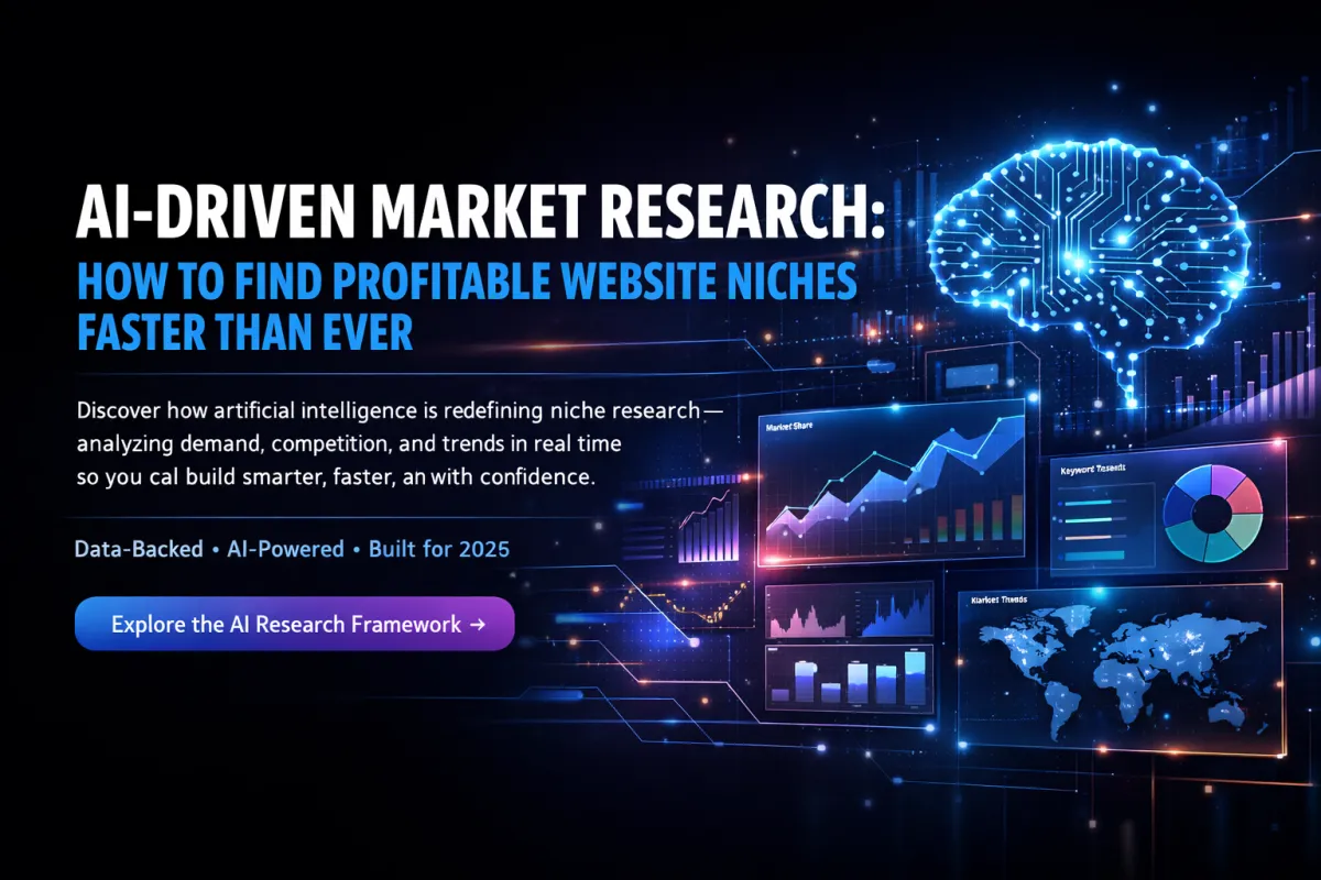 AI‑driven market research for your website niche