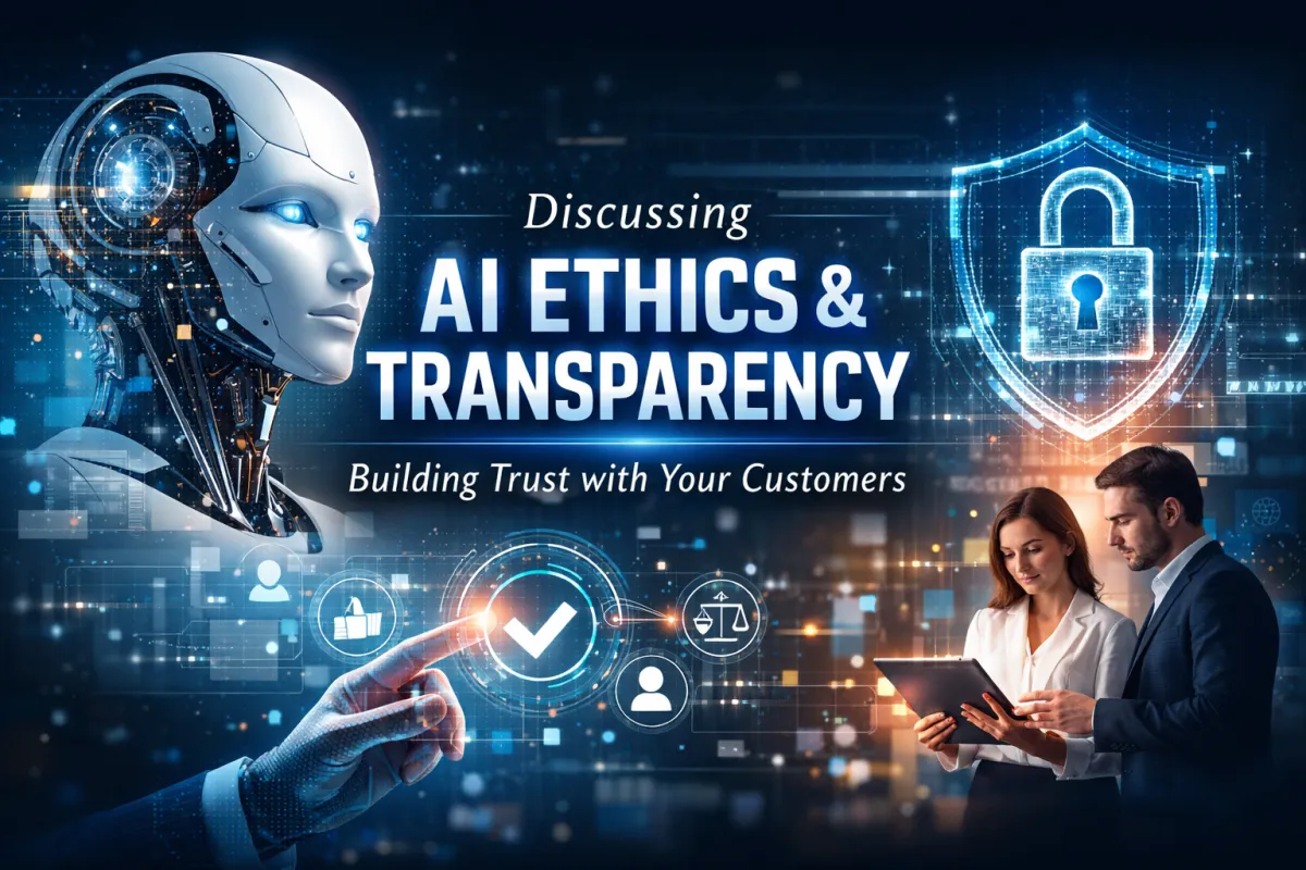 Discussing AI ethics and transparency: building trust with your customers