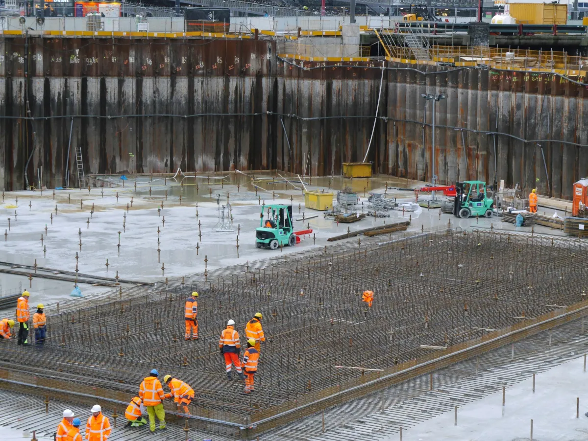 Concrete foundation