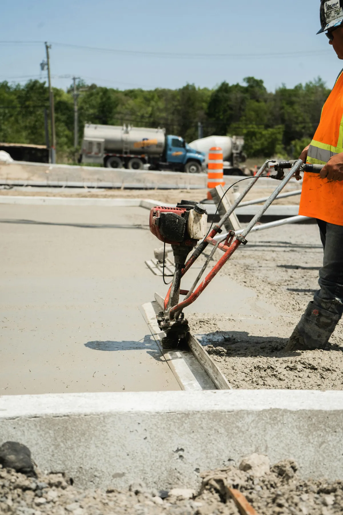 Concrete foundation
