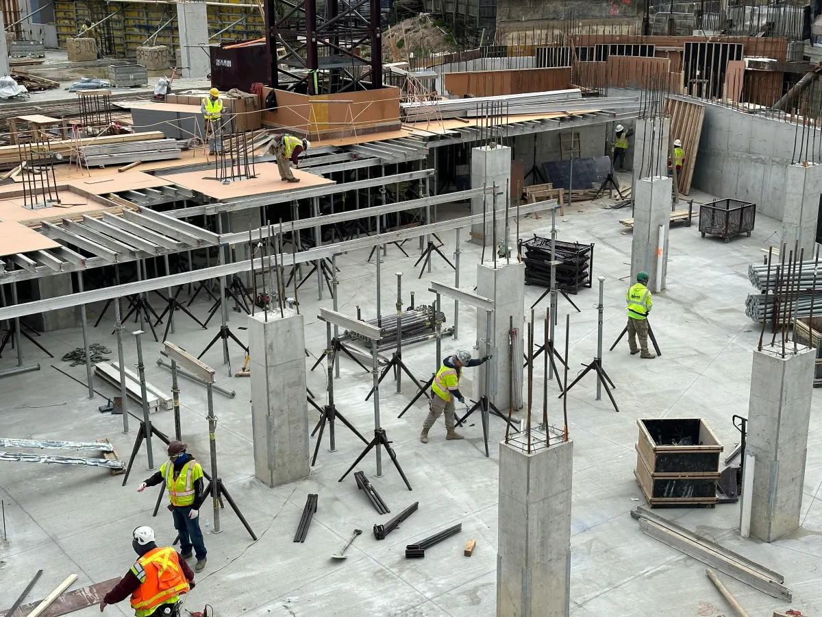 Concrete foundation