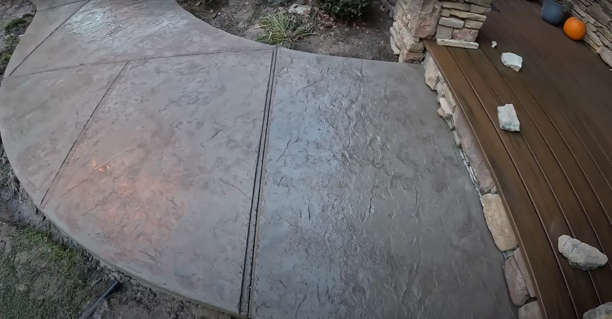 concrete walkways