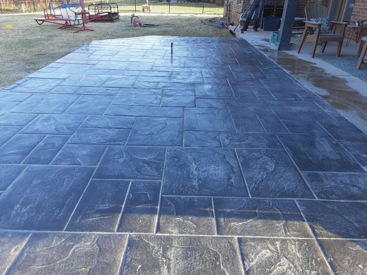 stamped Concrete Patio