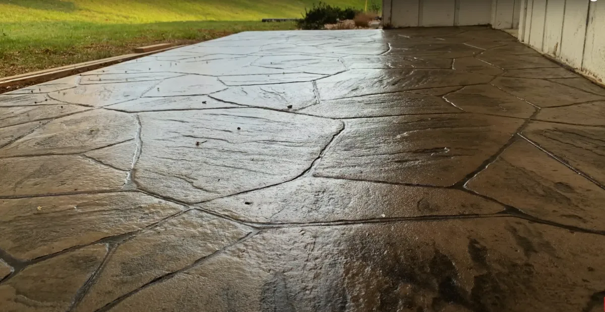 concrete patio