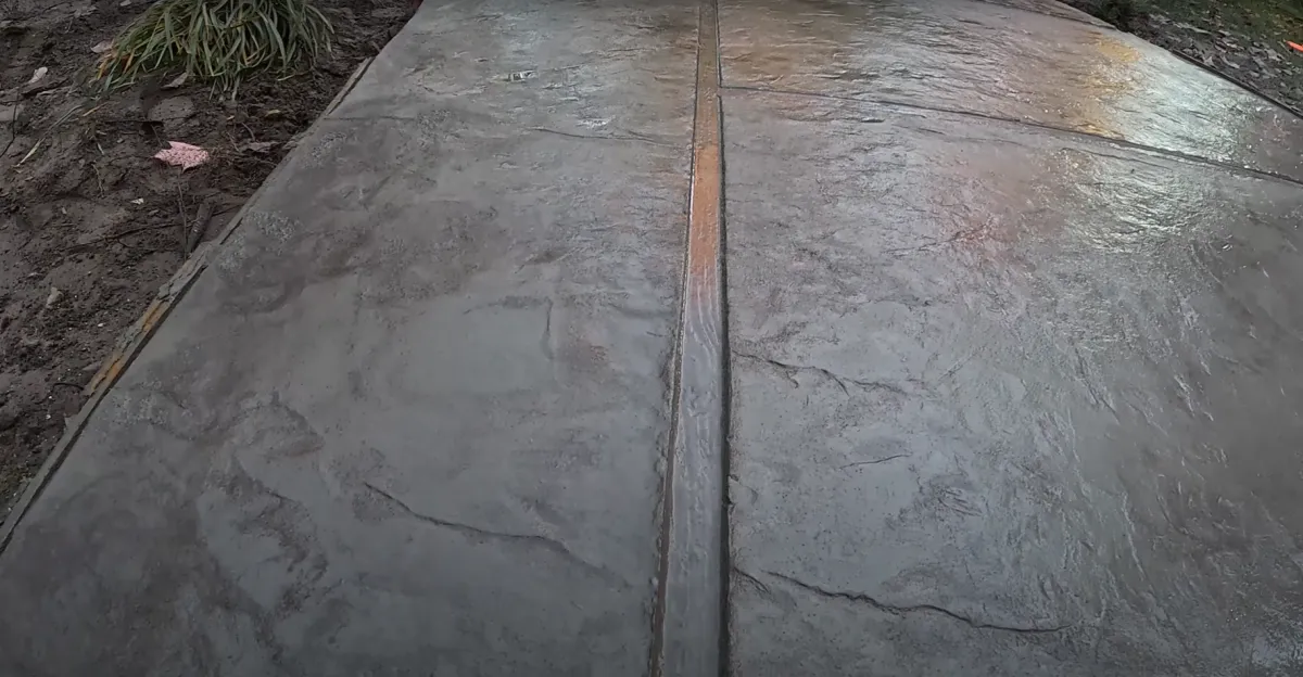 Concrete walkways