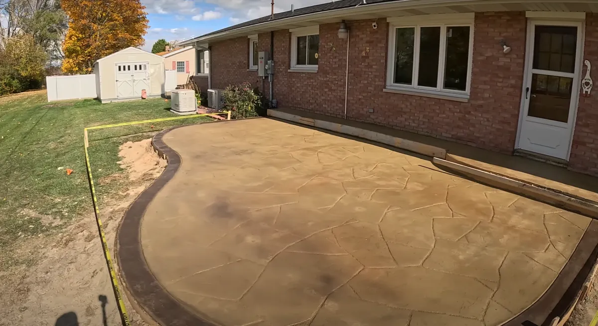 concrete patio
