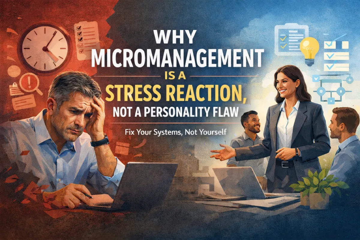 WHY MICROMANAGEMENT IS A STRESS REACTION, NOT A PERSONALITY FLAW