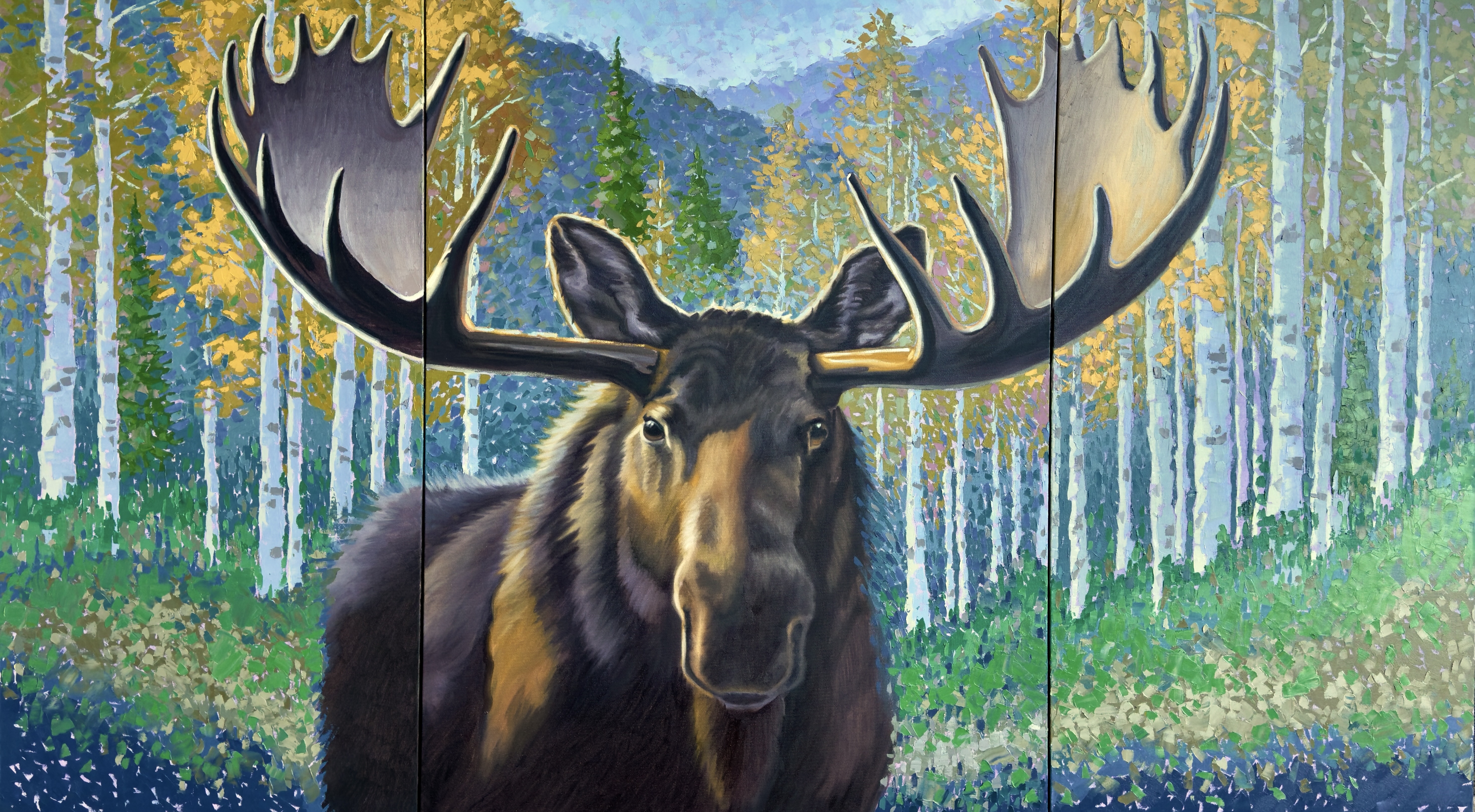 A Moose Triptych for Marcella Vision | Brandon Bouck