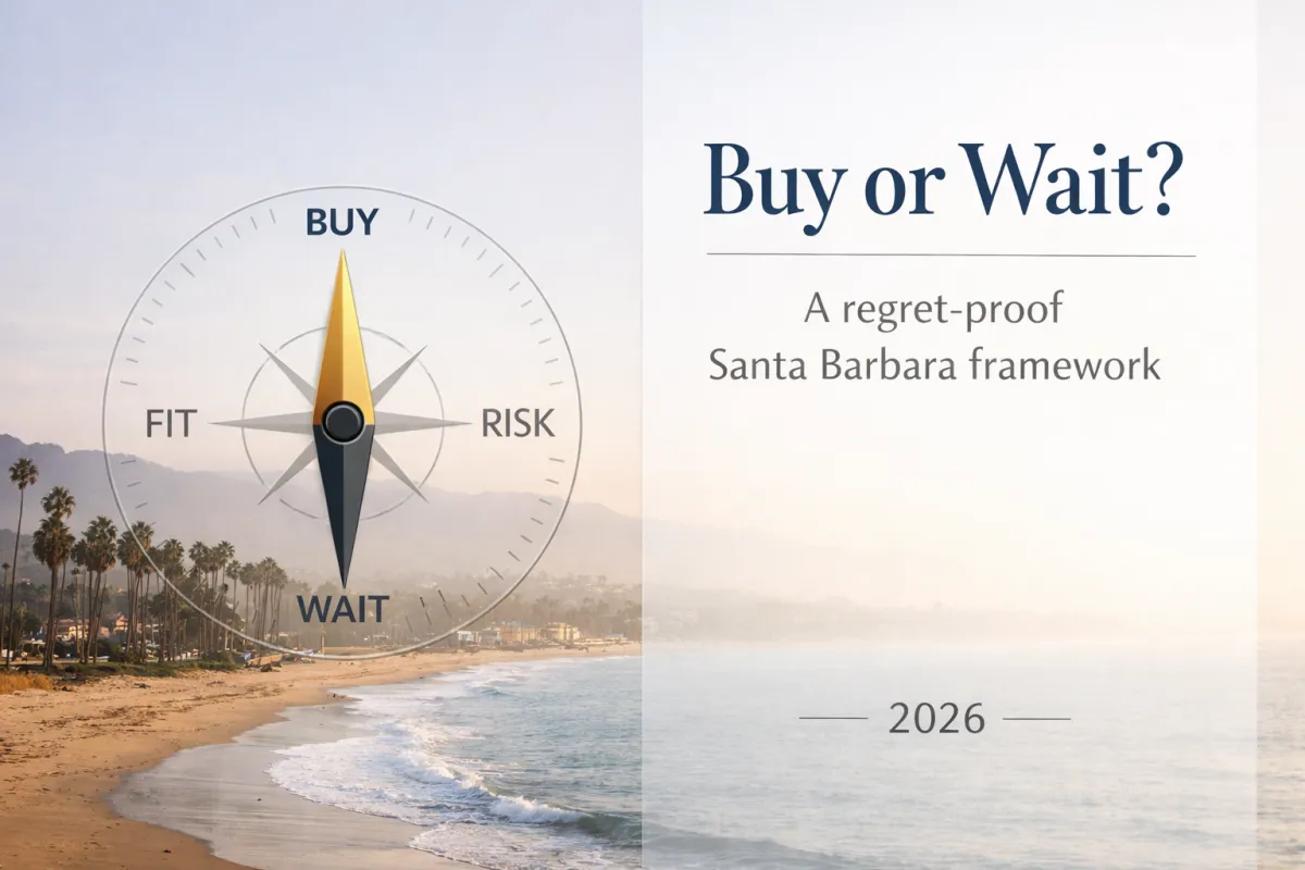 Buying a Santa Barbara Home in 2026: How to Decide Without Regret (and When to Wait)