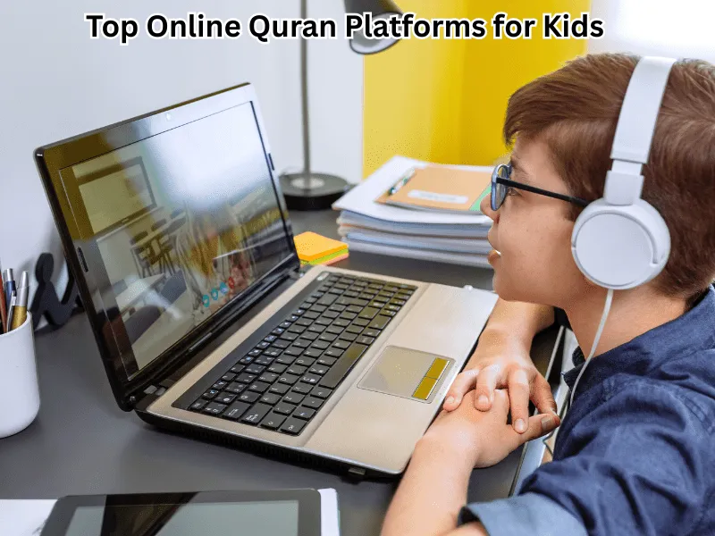 Kids studying Quran at home through online Quran classes