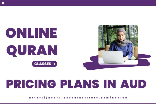 AUD Online Quran Classes Fees & Plan Options