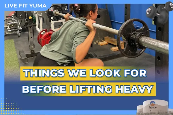 2. What We Look for Before Letting Someone Lift Heavy
