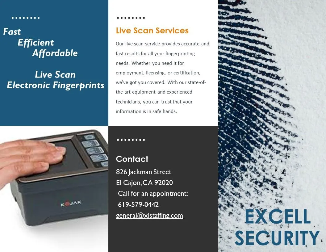 Livescan- Electronic Fingerprinting