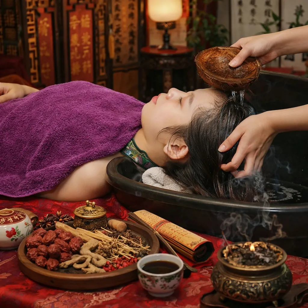 Gội đầu dưỡng sinh tại khu Ocean Park Gia Lâm