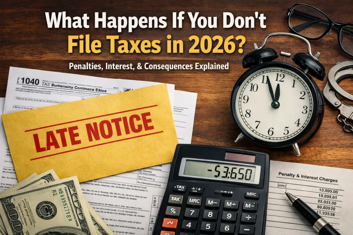 What Happens If You Don’t File Taxes in 2026? Penalties & Interest Explained