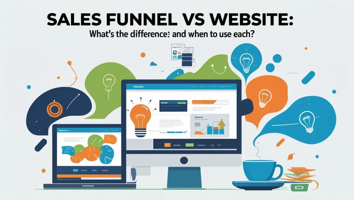 Sales Funnel vs Website: What’s the Difference and When to Use Each?
