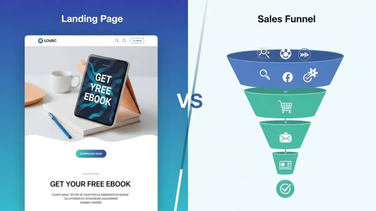 Landing Page vs. Sales Funnel: Which One Works Best in 2025?