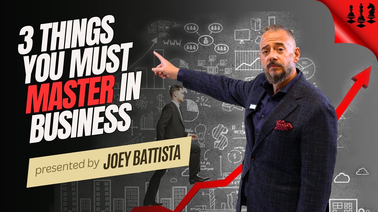 Joey Battista teaching the top 3 entrepreneurial skills every founder must master to build a profitable business