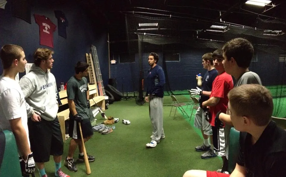 Chris Colabello speaking to high school/college hitters back in 2013.