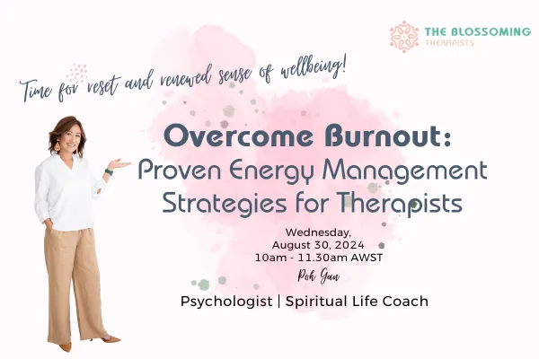 Reflecting on the “Overcome Burnout” Webinar: A Journey of Energy and Transformation