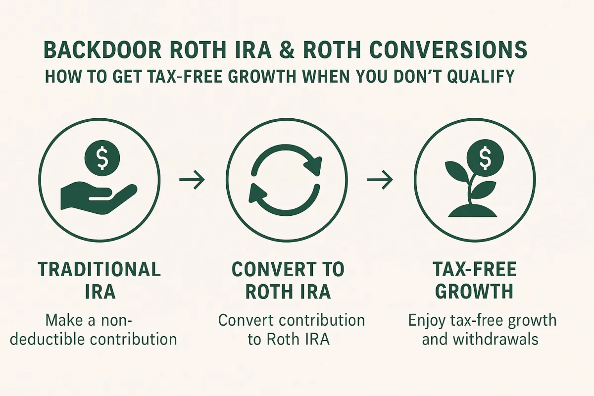 Backdoor roth and roth converstions