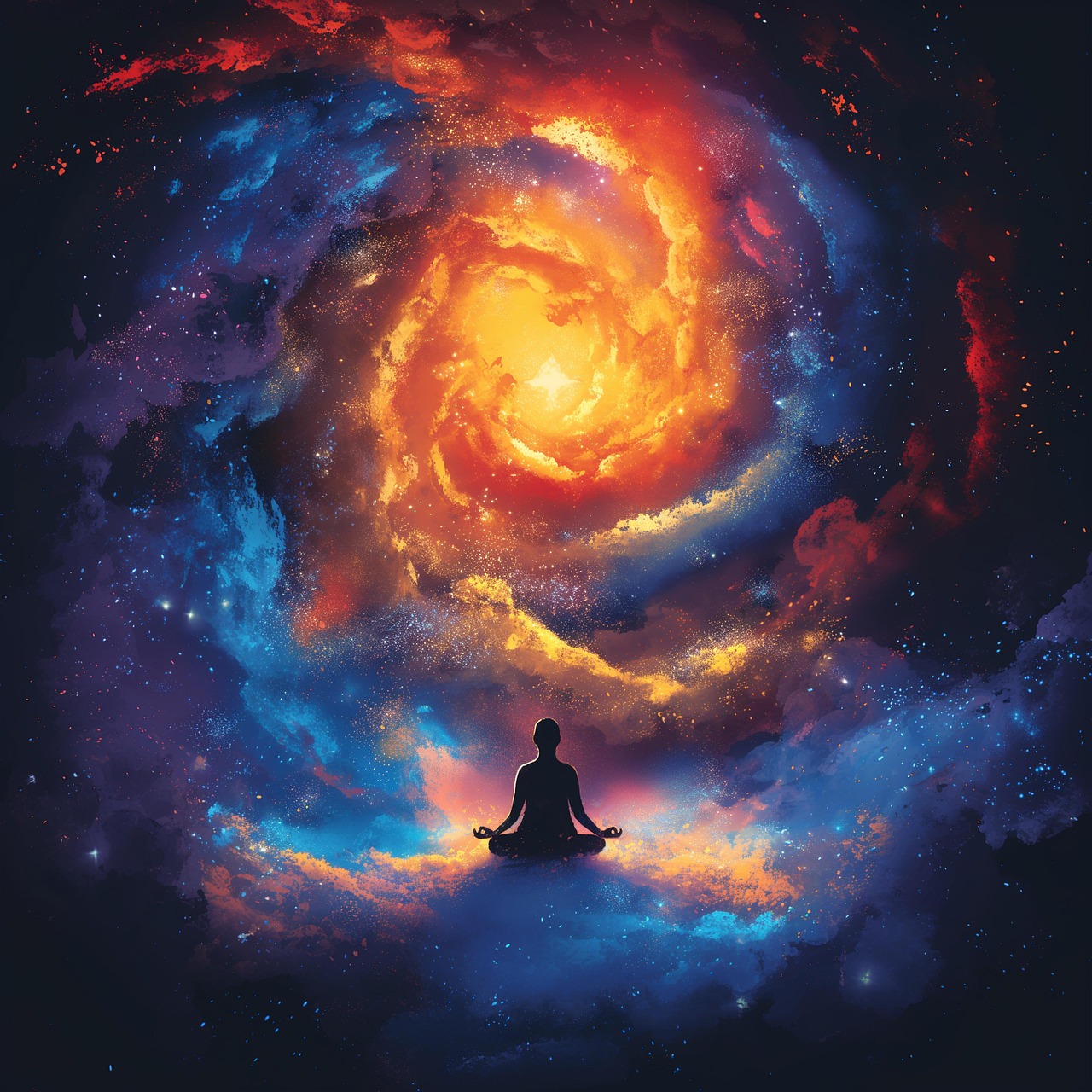 Meditating before the universe