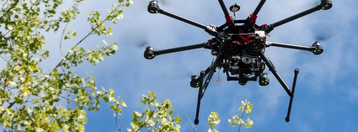 Drone Flying in the air