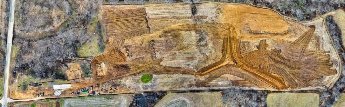 Commercial Land from above