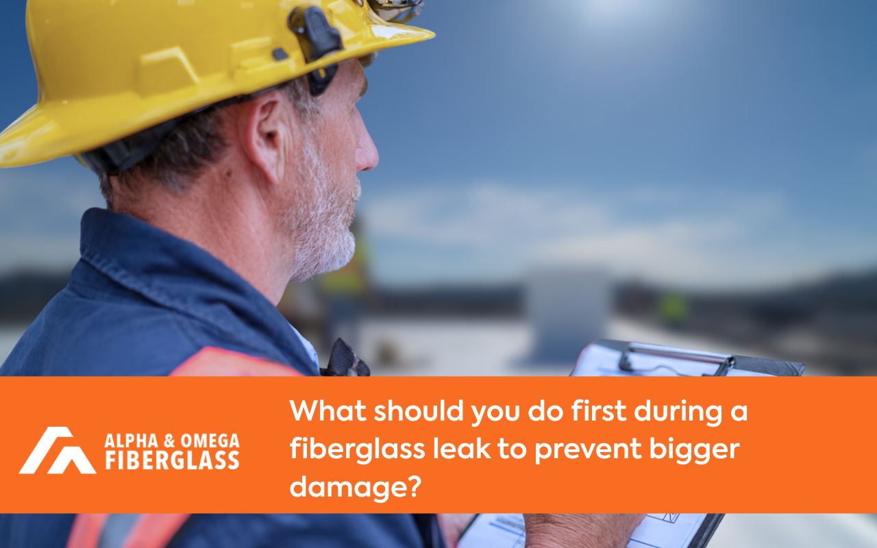 Emergency fiberglass leak response same-day triage checklist