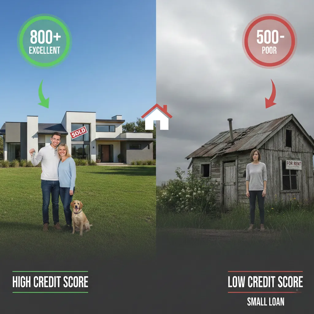 How Your Credit Score Affects How Much House You'll Be Able To Buy...
