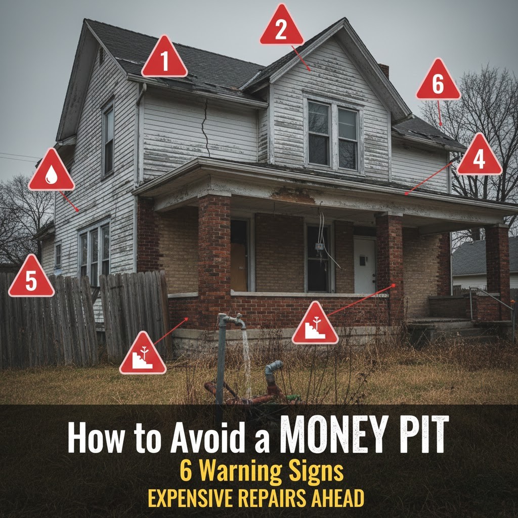How to Avoid a Money Pit: Be on the Lookout for these 6 Warning Signs That Could Mean Expensive Repairs