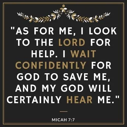 Micah verse 7:7