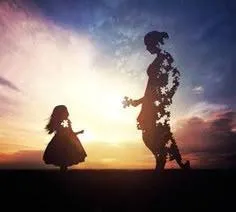 young and old woman