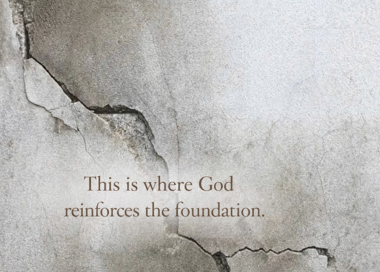 This is where god reinforces