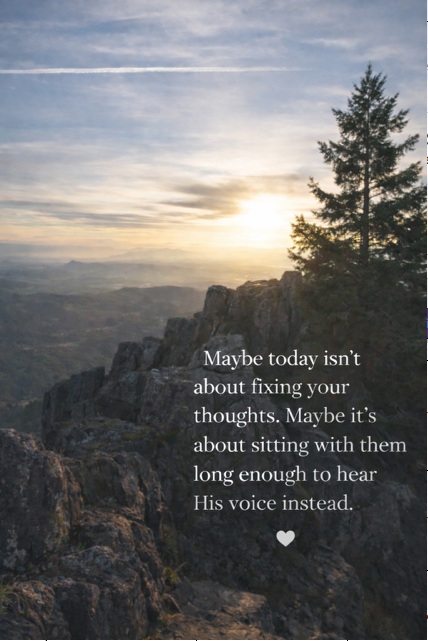 Creating the Place in Between Your Thoughts and God